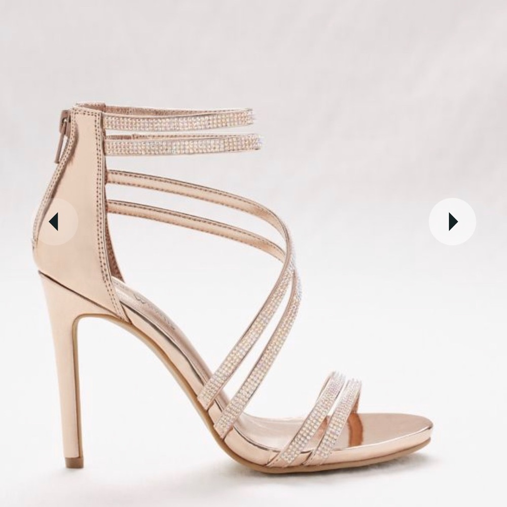 Anne Michelle rose gold heels size 6 1/2